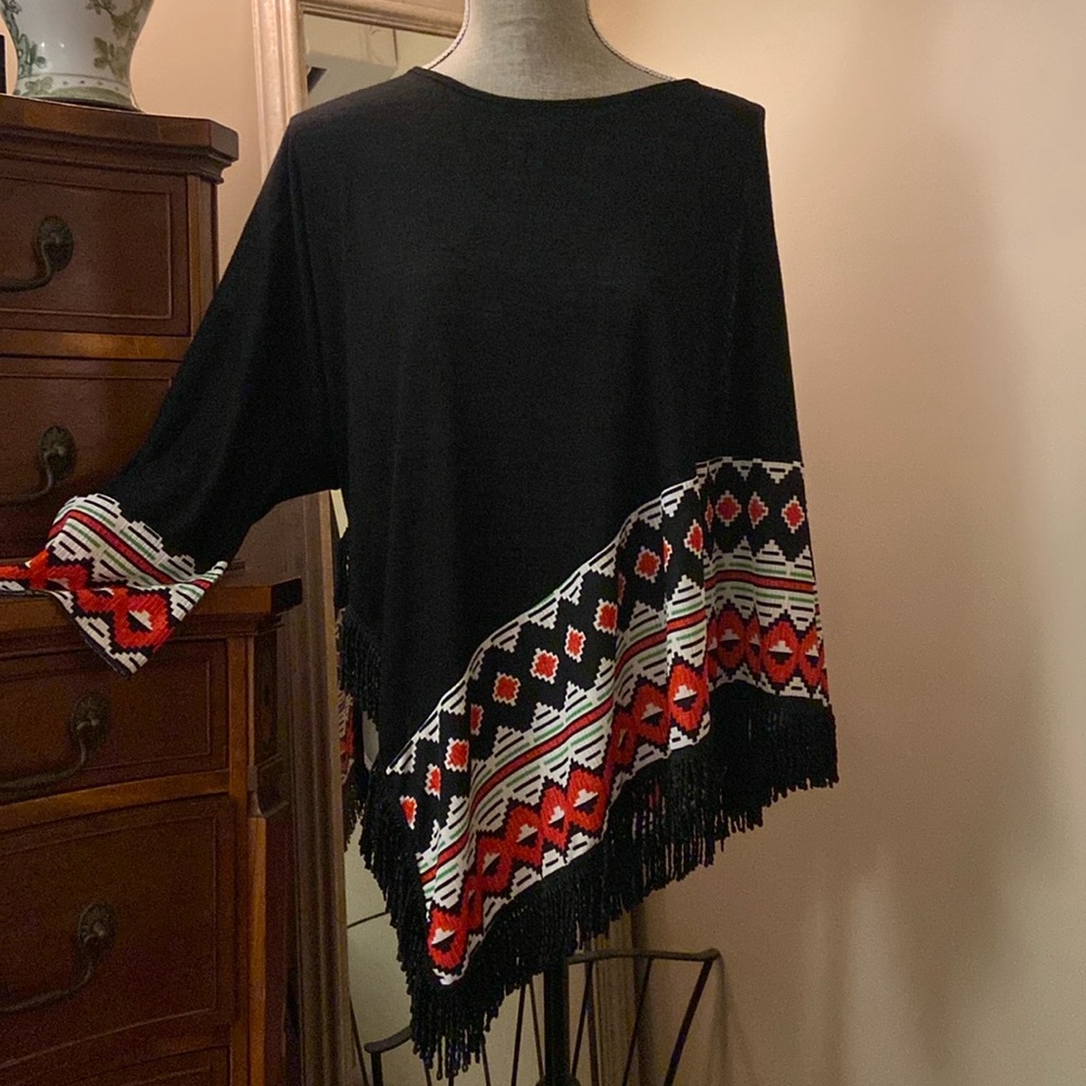 Adore size L poncho lightweight sweater one arm